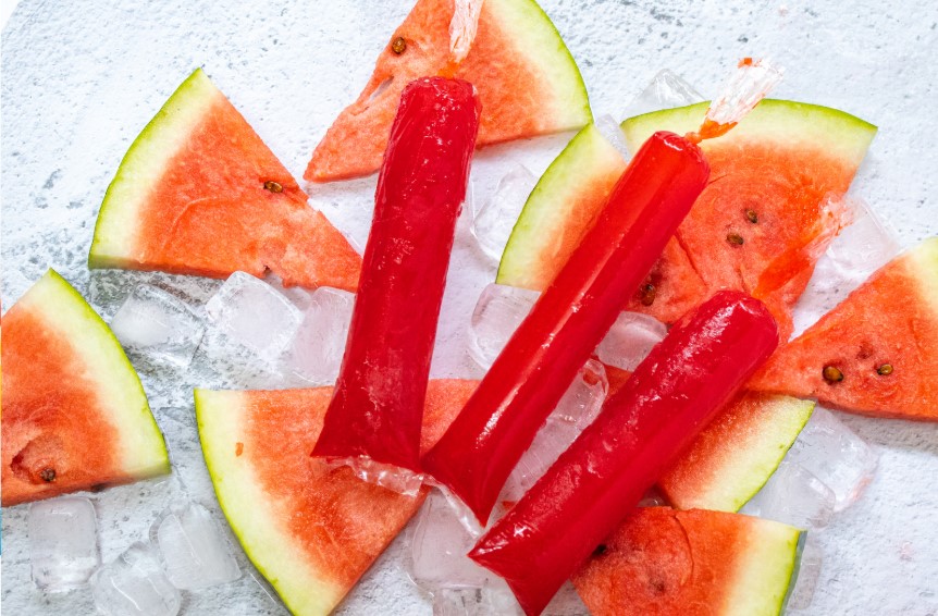 watermelon lollies